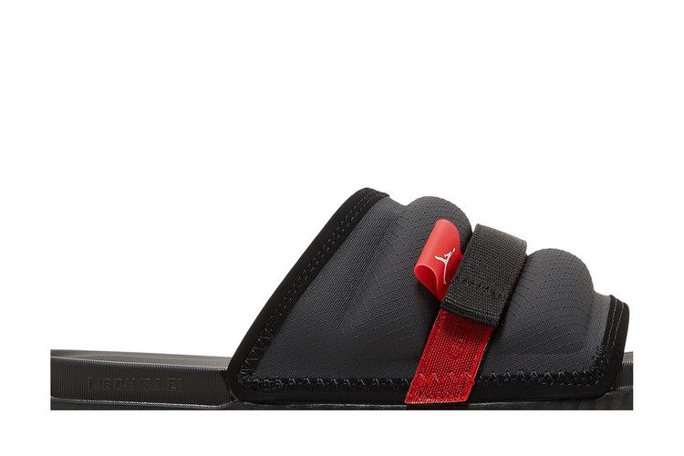 Jordan Super Play Slide Black University Red
