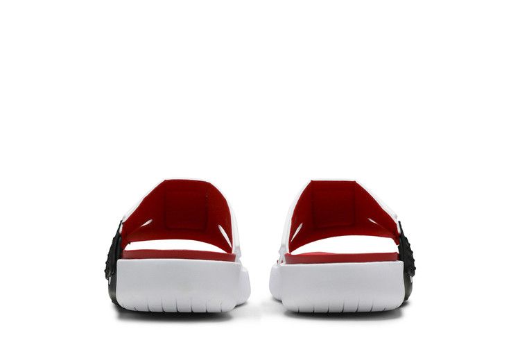 Jordan Hydro 8 Retro Slide White Black Fire