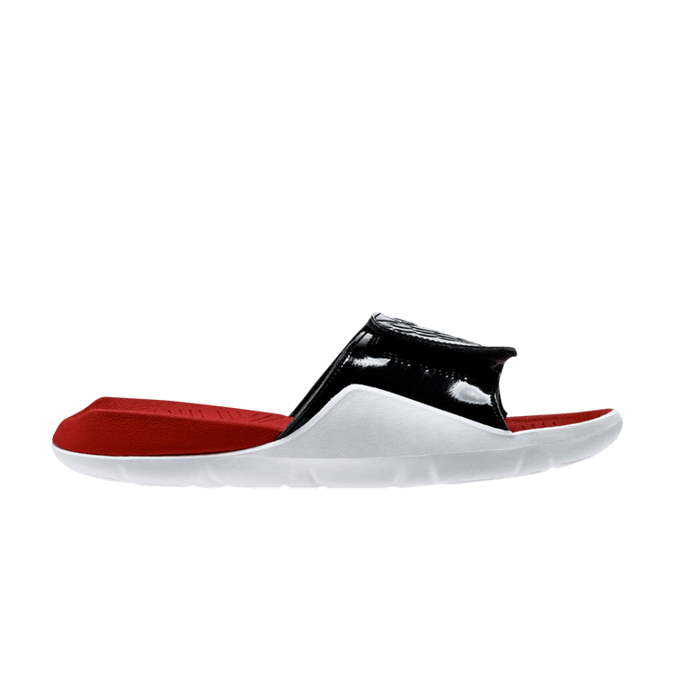 Jordan Hydro 7 Slide Black White Gym Red