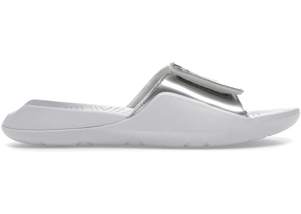 Jordan Hydro 7 Retro Slide White Silver