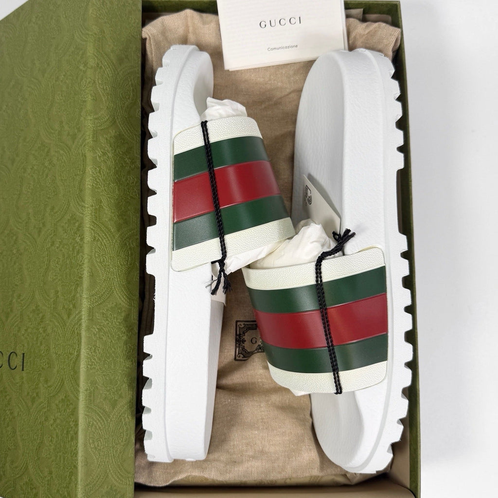 Gucci Web Slide Sandal - Men’s 11.5