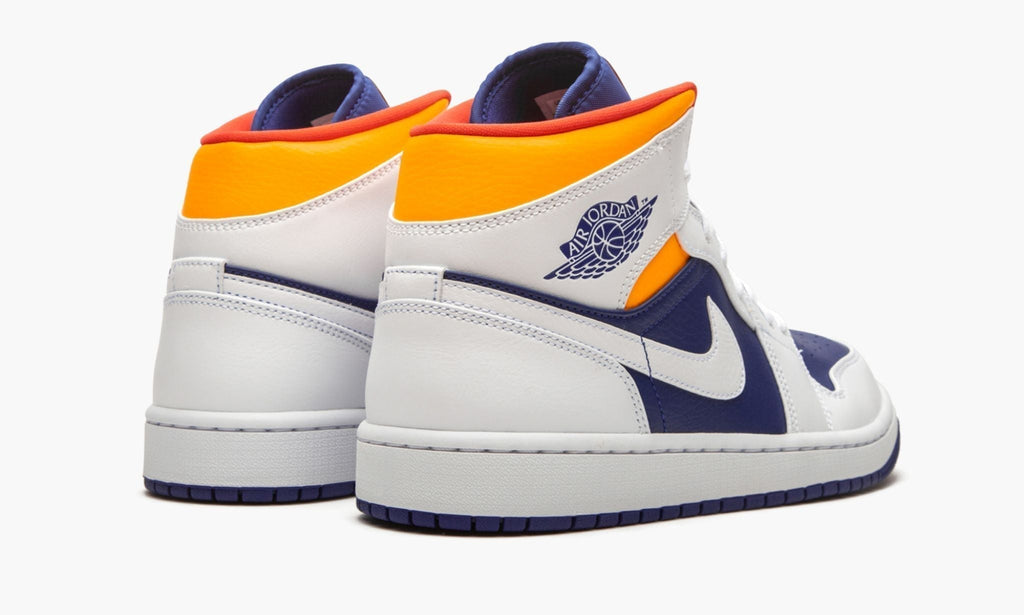 Air Jordan 1 Mid “Royal Blue / Laser Orange”